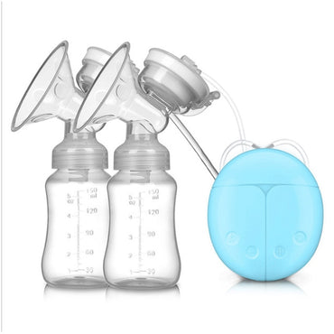 Extractor de leche eléctrico Bilateral doble, ordeñador de succión, masaje automático grande, fabricante de leche posparto, Accesorios para bebés