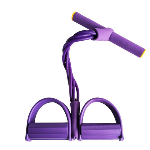 Fitness goma 4 tubo faixas de resistência látex pedal exercitador-up puxar corda expansor elástico bandas equipamentos yoga pilates treino