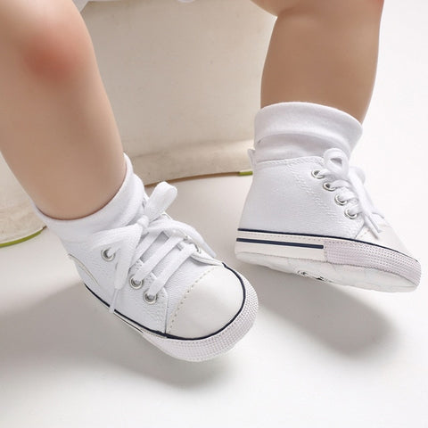 Toile bébé sport Sneaker nouveau-né bébé filles chaussures garçons premiers marcheurs chaussures infantile enfant en bas âge semelle souple anti-dérapant bébé mocassins