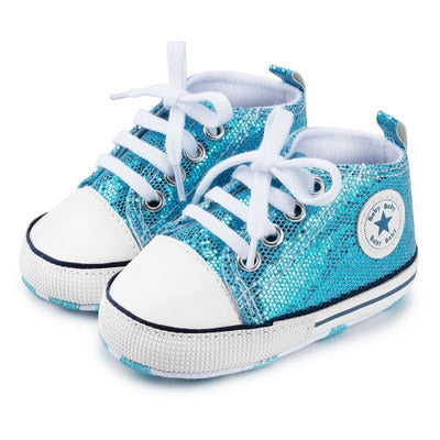 Canvas Baby Sports Sneaker Newborn Baby Girls Shoes boys First Walkers Shoes Infant Toddler Soft Sole Anti-slip  baby moccasins