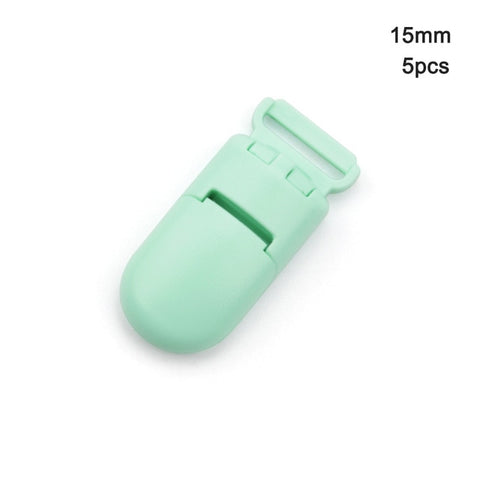 LOFCA-mordedor de nailon colorido para bebé, accesorios de Clip para chupete, collar de dentición, fabricación de colgantes de joyería