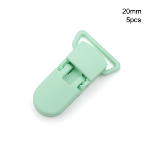 LOFCA – anneau de dentition en Nylon coloré pour bébé, Clip de sucette, accessoires DIY pour la fabrication de colliers de dentition, pendentif de bijoux