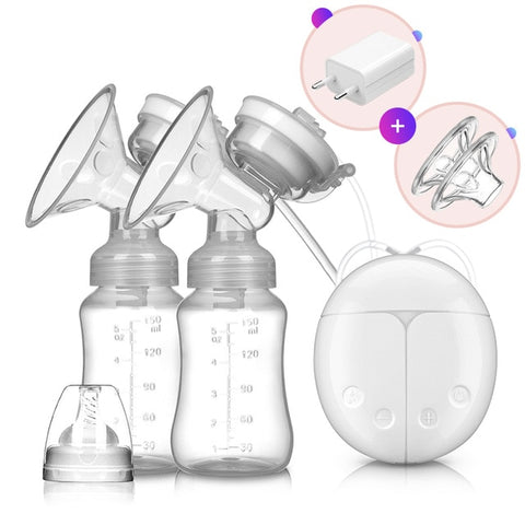 Extractor de leche eléctrico unilateral y bilateral, extractor de leche manual de silicona, accesorios para lactancia de bebés