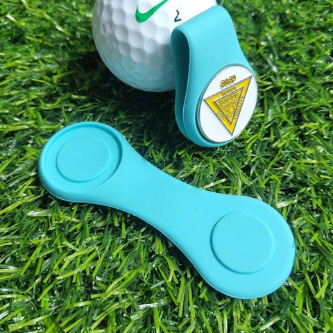 Silicone Golf Hat Clip Ball Marker Holder with Strong Magnetic Attach to Your Pocket Edge Belt Clothes Gift Golf Accessories