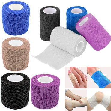 2020 nytt självhäftande elastiskt bandage Första hjälpen Medicinsk hälsovårdsbehandling Gasband för utomhuscamping TXTB1