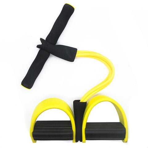 4 rør motstandsbånd fitness strikk sitte opp trekk tau trener roer mage elastiske bånd hjemme gym sports treningsutstyr