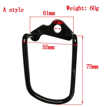 1piece Adjustable Steel Black Bicycle Mountain Bike Rear Gear Derailleur Chain Stay Guard Protector Outdoor Cycling Accessories