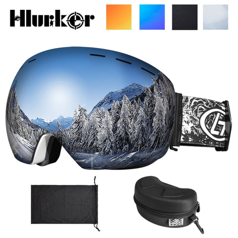 Lunettes de Ski UV400, Protection Anti-buée, grand masque de Ski, pour hommes et femmes, Ski, Sport de plein air
