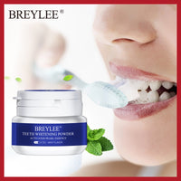 BREYLEE Teeth Whitening Powder Toothpaste Dental Tools White Teeth Cleaning Oral Hygiene Toothbrush Gel Remove Plaque Stains 30g