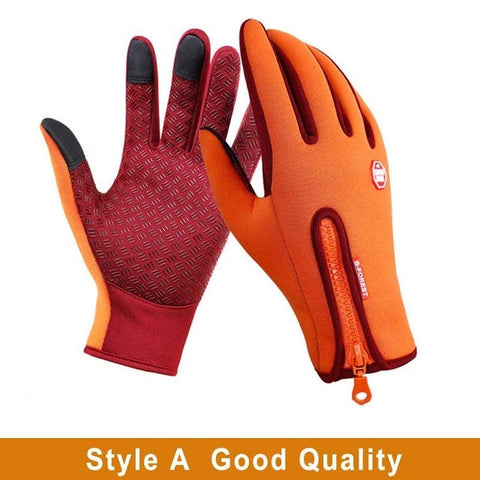 Gants chauds d'hiver imperméables gants de Ski de neige gants de Snowboard moto équitation gants d'hiver pour écran tactile