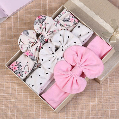 Flower Baby Headband For Girl Bows Crown Head Bands Turban Newborn Headbands Hairbands For Kids Haarband Baby Hair Accessories