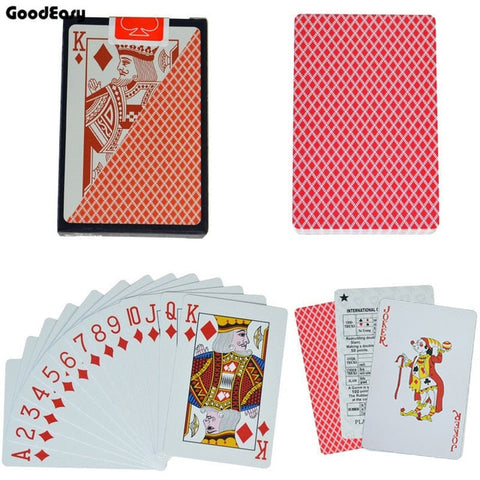 Playing Cards Plastic Poker Card Game Waterproof Poker Texas Hold'em  Blackjack Game Cards  Dropship Gold Card Game Customizable