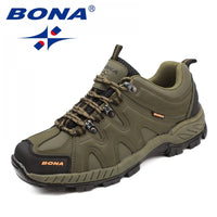 BONA nouveauté classiques Style hommes chaussures de randonnée à lacets hommes chaussures de Sport en plein air Jogging Trekking baskets livraison gratuite rapide