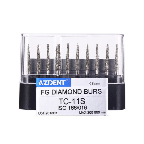 1pack  High Speed Diamond Burs Super Coarse Diamond Lingual fossa & Cavity occlusion Preparation Diamond burs Dia.1.6mm