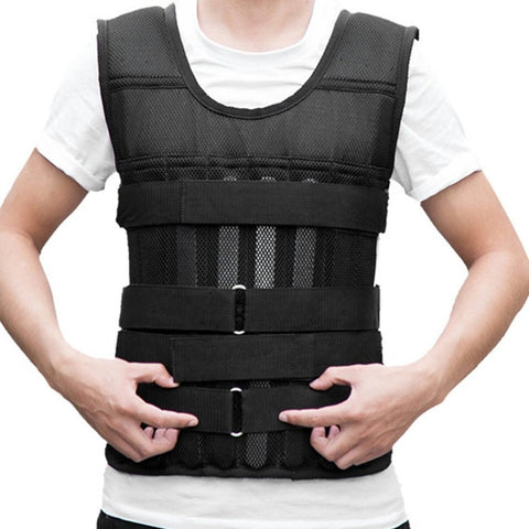 15kg 20kg 50kg Adjustable Weighted Vest Ultra Thin Breathable Workout Exercise Carrier Vest for Training Fitness Weight-bearing