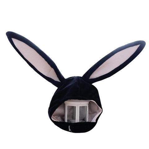 Cute Girls Hat Plush Rabbit Bunny Ears Hat Earflap Cap Head Warmer Photo Supplies