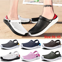 Unisex Fashion Beach Clogs Thick Sole Slipper Waterproof Anti-Slip Sandals Flip Flops for Women Men