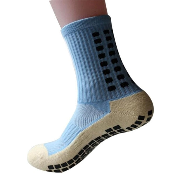 Nye Sports Anti-Slip Fotballsokker bomull Fotball Grip sokker Herre Sokker Calcetines (Samme type som Trusox)