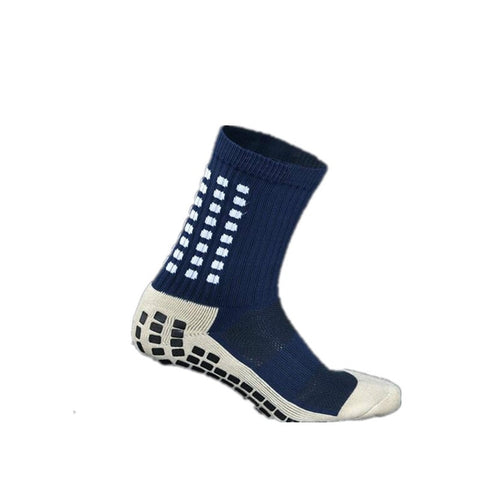 Nouveau sport anti-dérapant chaussettes de Football coton Football Grip chaussettes hommes chaussettes Calcetines (le même Type que le Trusox)