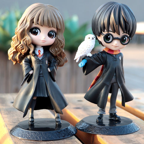 Nuevo 2020 Q Posket lindos ojos grandes Harried Hermione Snape PVC Anime muñecas coleccionables Potter figura de acción versión Q modelo de juguete