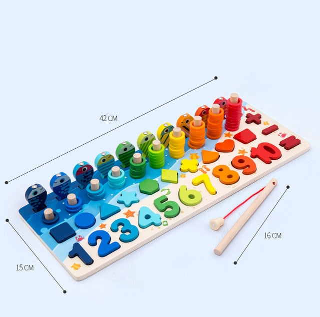 Jouets pour enfants jouets éducatifs en bois montessori forme géométrique  cognition