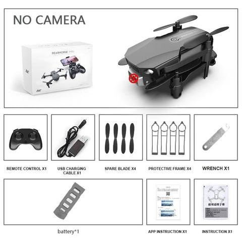 Nouveau Mini Drone Fpv avec/sans HD 4K double caméras 1080p Wifi Drones pliables avec caméra haute tenue RC quadrirotor Dron jouet cadeau