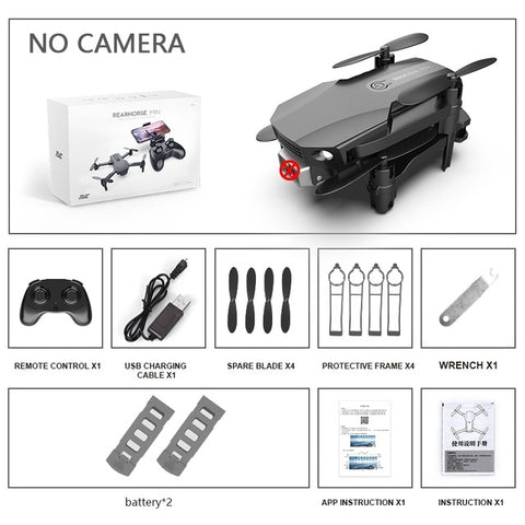 Nuevo Mini Drone Fpv con/sin cámaras duales HD 4K 1080p Wifi Drones plegables con cámara de alto control RC Quadcopter Dron juguete para regalo