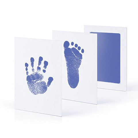 Kit de impresión de huella no tóxica para el cuidado del bebé, Kit de impresión de huellas, recuerdos para bebés, almohadilla de tinta para huellas de recién nacidos, regalos de juguete de arcilla infantil