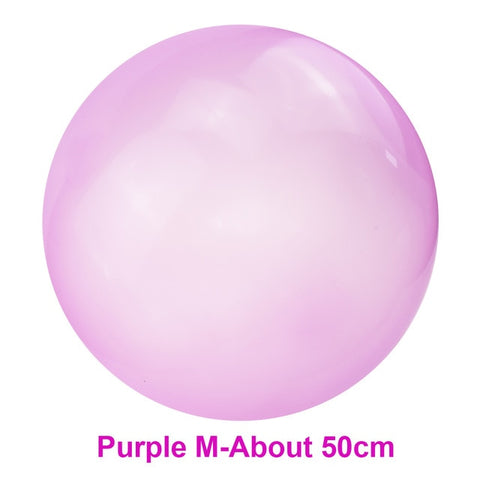Bola de burbujas llena de aire y agua suave para niños, juguete de globo inflable, divertido juego de fiesta, regalo de verano para niños, regalo inflable