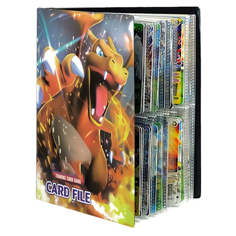 Game Pokemon Cards Album Book 240Pcs Anime Card Collectors Holder Loaded List Capacity Binder Folder Pokemons Toys for gifts Kid