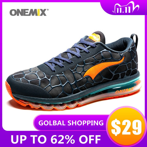 ONEMIX, zapatillas de deporte para hombre, zapatos deportivos para mujer, zapatos informales transpirables con cojín de aire, zapatos Tenis para caminar al aire libre, zapatillas ligeras