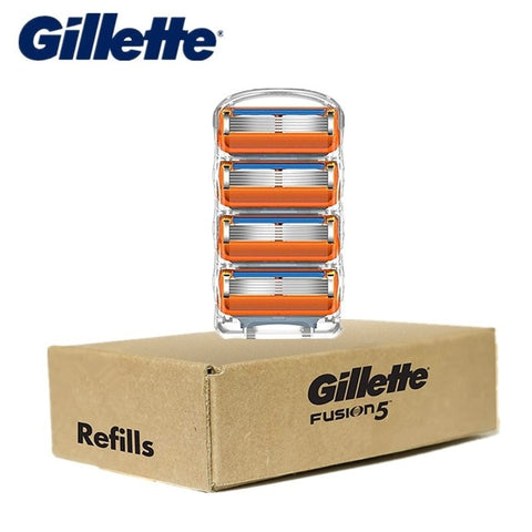 Gillette Fusion Proglide-afeitadora Manual Original para hombre, máquina de afeitar para cuchillas de afeitar, casetes de 5 capas con cuchillas reemplazables