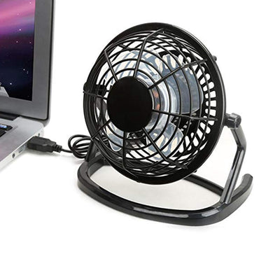 Ventilateur USB de bureau Portable, Mini refroidisseur, rotatif à 180 degrés, DC 5V, pour ordinateur PC, Portable, Notebook, mode d'été