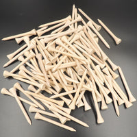 100pcs/pack  4.2cm/5.4cm/7.0m/8.3cm Wooden Golf Tees High Quality  Golf wood Tees