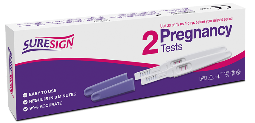 Suresign graviditet ms test tvilling