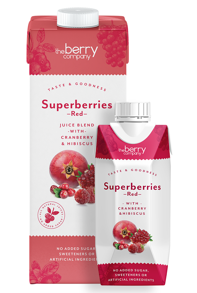 The Berry Company Superberries Red 1 litre Pack of 12