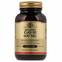Solgar, Megasorb CoQ-10, 600 mg, 30 kapsułek żelowych