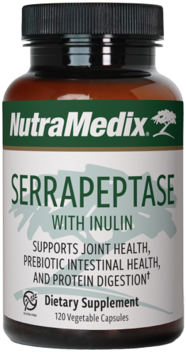 Nutramedix SERRAPEPTASE 120 Vegetable Capsules