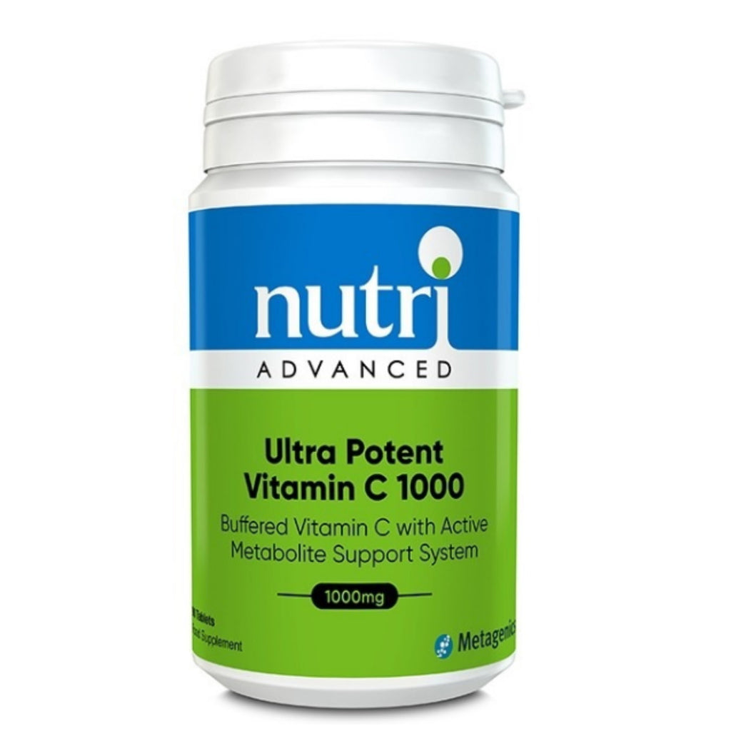 Nutri מתקדם אולטרה חזק ויטמין c 1000 90 טבליות