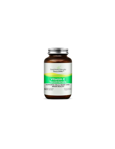 Godt helbred naturligt vitamin e blandede tocotrienoler, 60 caps