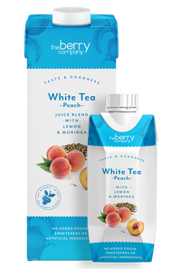 The Berry Company White Tea and Peach 1 litre Pack of 12